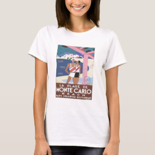 T-shirt Plage vintage de Monte Carlo