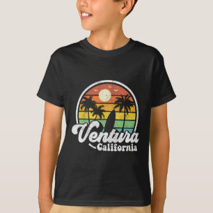 T-shirt Plage vintage de Ventura Californie Ca Surfing Rét