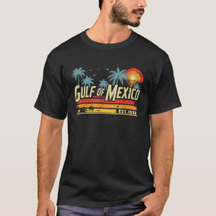 T-shirt Plage Vintage du golfe du Mexique