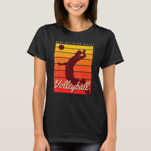 T-shirt Plage Volley-ball Joueur Coach Bump Set Spike Repe