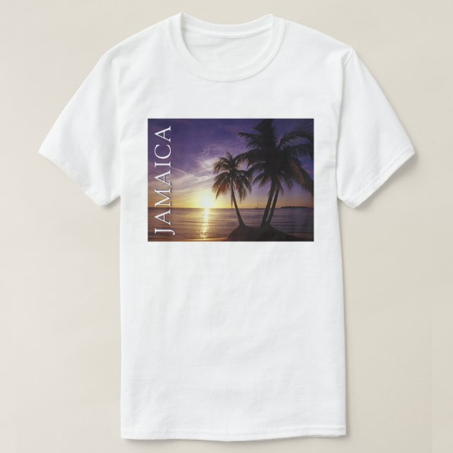 T-shirt Plages à Negril Jamaïque (Design devant)