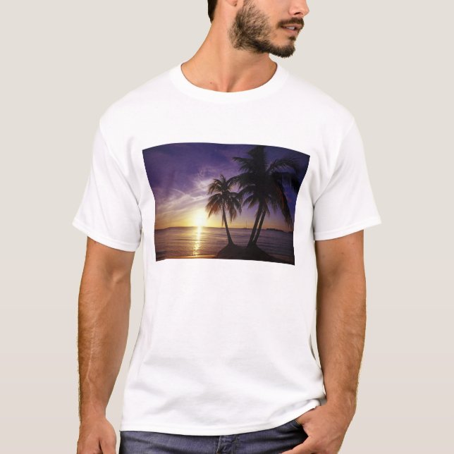 T-shirt Plages à Negril, Jamaïque 3 (Devant)