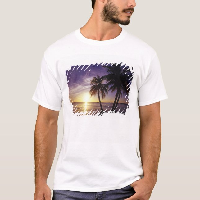 T-shirt Plages à Negril, Jamaïque 3 (Devant)