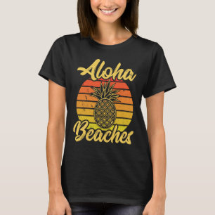 T-shirt Plages Aloha Drôle de vacances tropicales à Hawaï