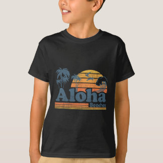 T-shirt Plages Aloha Hawaï Surf vintage rétro H