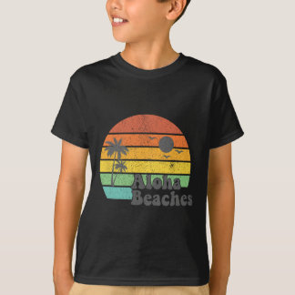 T-shirt Plages Aloha Vacances Rétro à la Plage Citation Ét