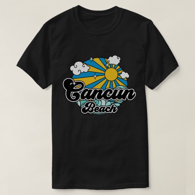 T-shirt Plages Cancun Beach (Design devant)
