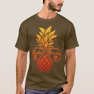 T-shirt Plages d'Aloha à l'ananas Hawaii Été hawaïen (2)