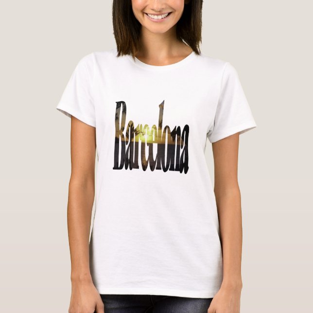 T-shirt Plages de Barcelone (Devant)