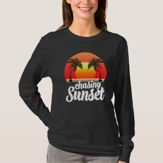 T-shirt Plages de Chasse aux Couchers de Soleil Femmes Co