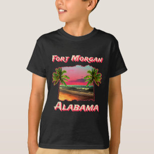 T-shirt Plages De Fort Morgan Alabama