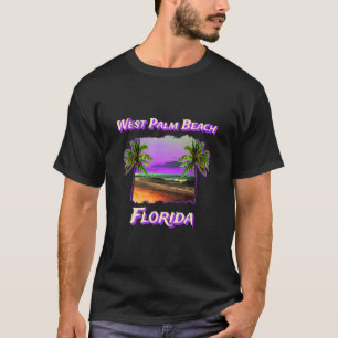 T-shirt Plages De West Palm Beach Floride