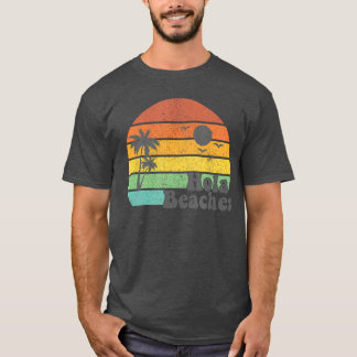 T-shirt Plages Hola Vacances Rétro à la Plage Citation Été