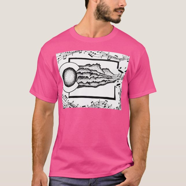 T-shirt Plages Musicales Du Colorado Actif (Devant)