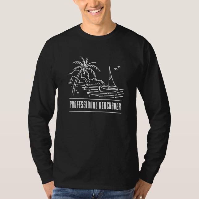T-shirt Plages Professionnelles Plage Plage Plage Va (Devant)