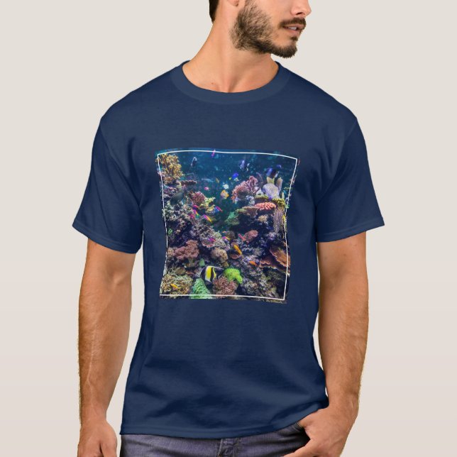 T-shirt Plages tropicales | Corail sous-marin Reef (Devant)