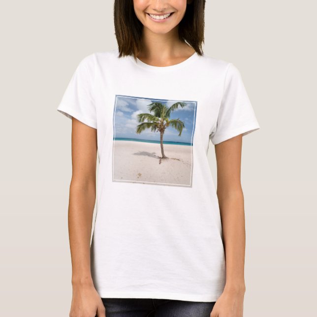 T-shirt Plages tropicales | Eagle Beach, Aruba (Devant)