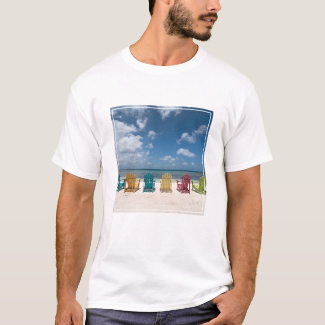 T-shirt Plages tropicales | Palm Beach, Aruba (Devant)