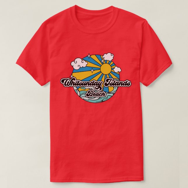 T-shirt Plages Whitsunday Islands Beach (Design devant)