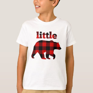 T-shirt "Plaid de Buffalo peu d'ours "