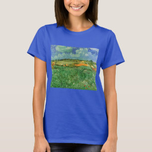 T-shirt Plaine près d'Auvers par Vincent van Gogh