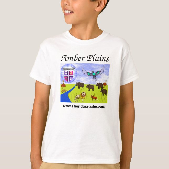 T-shirt Plaines ambres (Devant)