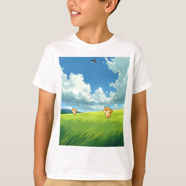 T-shirt Plaines calmes (Devant)