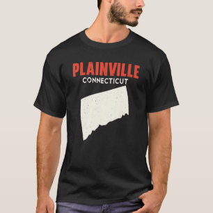 T-shirt Plainville Connecticut USA State America Travel Co
