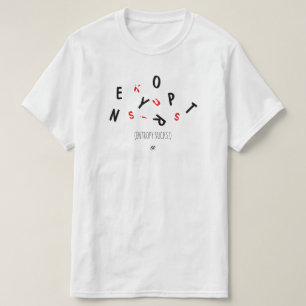 T-shirt Plaisanter sur l'entropie (c.-à-d. le vieillissem