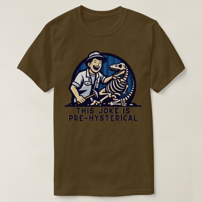 T-shirt Plaisanterie archéologique (Design devant)