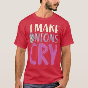 T-shirt Plaisanterie Cuisinière Oignon Chef Cuisine alimen