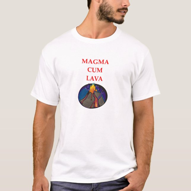 T-shirt plaisanterie de géologie (Devant)