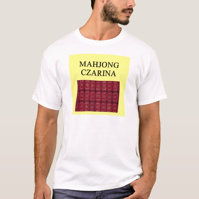T-shirt Plaisanterie de MAHJONG (Devant)