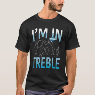 T-shirt Plaisanterie de pêche Je suis dans la bobine Trebl