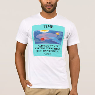 T-shirt plaisanterie de physique de temps