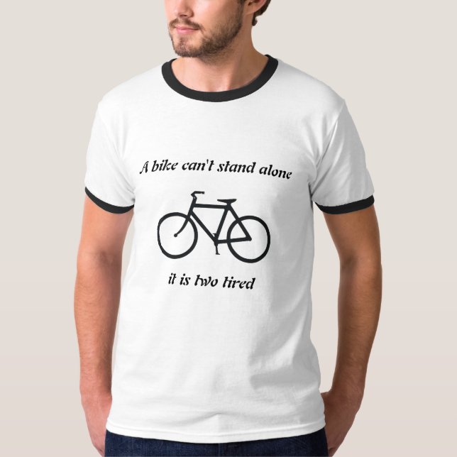 T-shirt Plaisanterie de vélo (Devant)