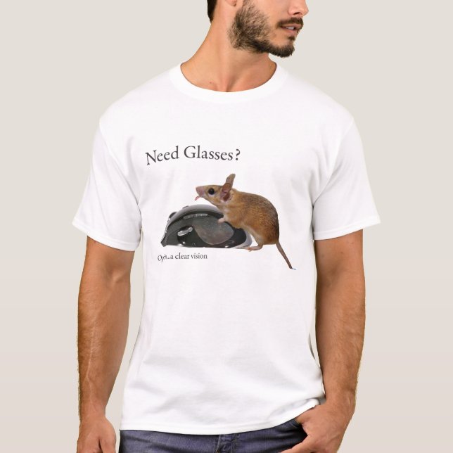 T-shirt Plaisanterie drôle de souris (Devant)