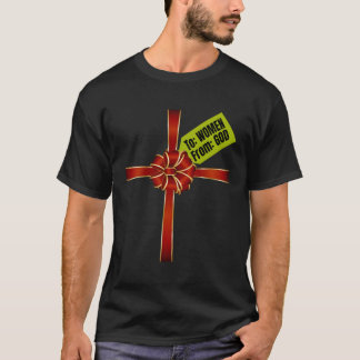 T-shirt Plaisanterie Enveloppé Dieu À