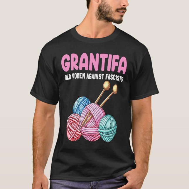 T-shirt Plaisanterie familiale Grantifa Vielles femmes con (Devant)