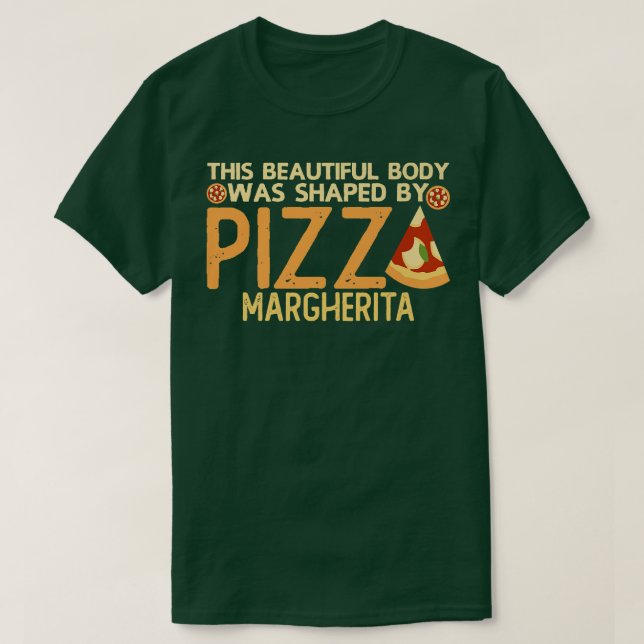 T-shirt Plaisanterie italienne Pizzeria Neapolitan Margher (Design devant)
