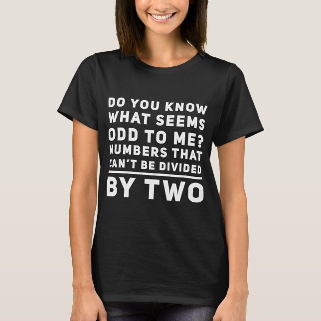 T-shirt Plaisanteries De Professeurs De Maths Dire Enseign (Devant)