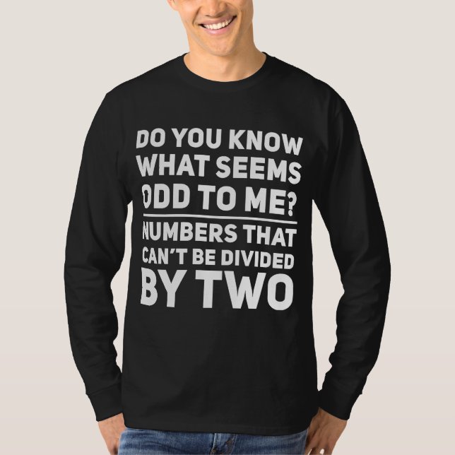 T-shirt Plaisanteries De Professeurs De Maths Dire Enseign (Devant)