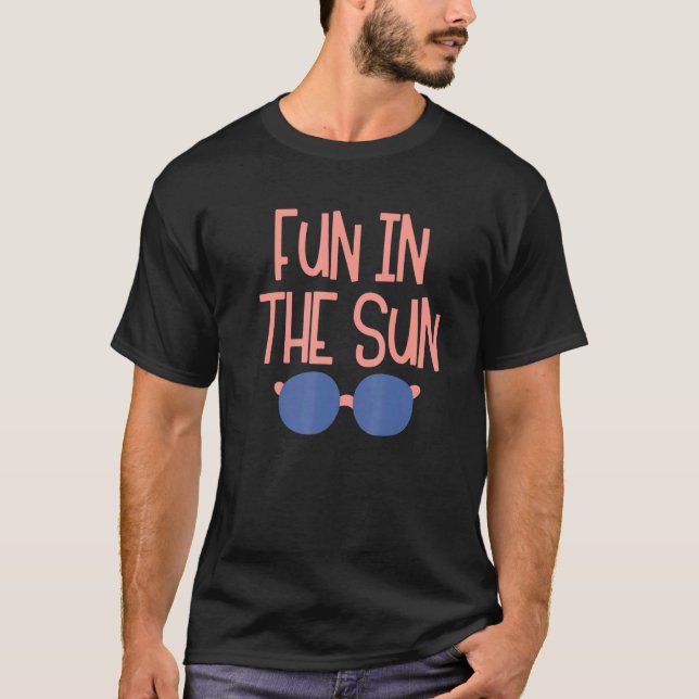 T-shirt Plaisir Au Soleil Été (Devant)