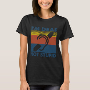 T-shirt Plaisir Audience déficiente Langue des signes ASL