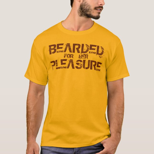 T-shirt Plaisir barbu (Devant)