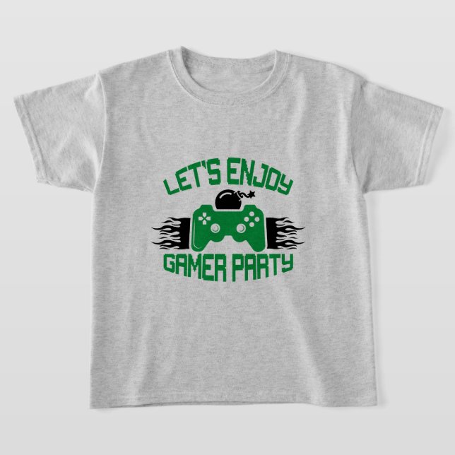 T-shirt plaisir de la fête des joueurs (Poser)