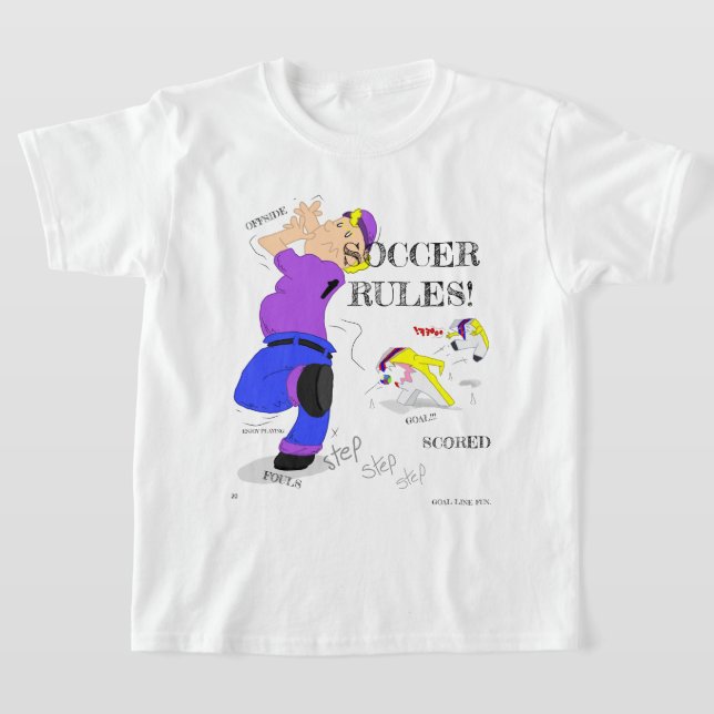 T-SHIRT PLAISIR DE LA LIGNE DE BUT (Poser)
