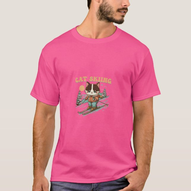 T-shirt Plaisir De Ski Et De Snowboard (Devant)