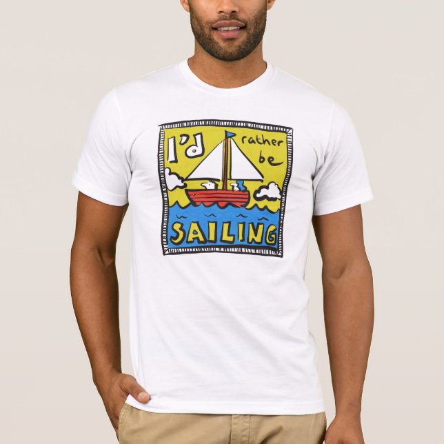 T-shirt Plaisir marin ou yachtsman (Devant)