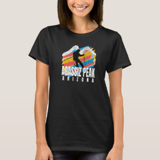 T-shirt Plaisir Ski Agassiz Peak Retro Géométrique Agass